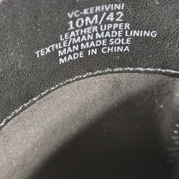 NWOB Vince Camuto Kerivini in Smooth Black Leather Moto Boot Size 10.5 SB7 - Picture 12 of 13